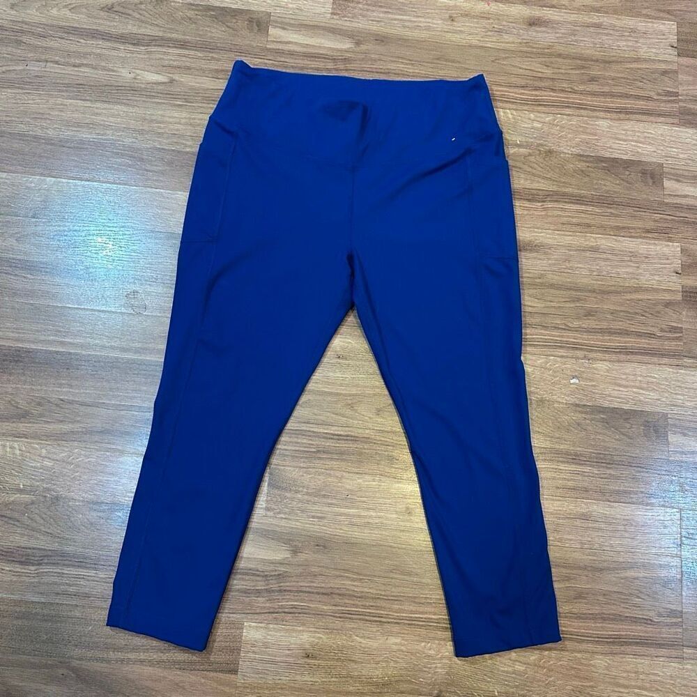 Mondetta Royal Blue Workout Yoga Leggings | Women Size XL